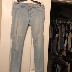 Hollister light washed jeans